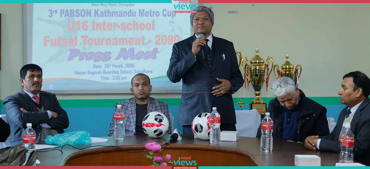तेस्रो प्याब्सन काठमाडौं मेट्रो कप फुटसल प्रतियोगिता हुँदै