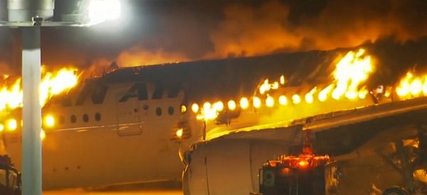 जापान एयरलाइन्स आगलागीमा चालक दलका पाँच जनाको मृत्यु भएको पुष्टि