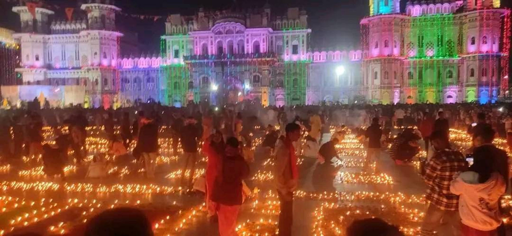 जानकी मन्दिरमा सवा लाख दीप प्रज्वलन (तस्वीरहरु)