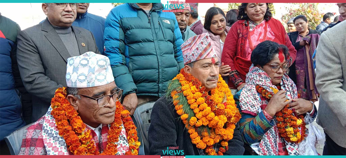 कर्णालीमा गठबन्धनका उम्मेदवारले दर्ता गराए एकसाथ उम्मेदवारी