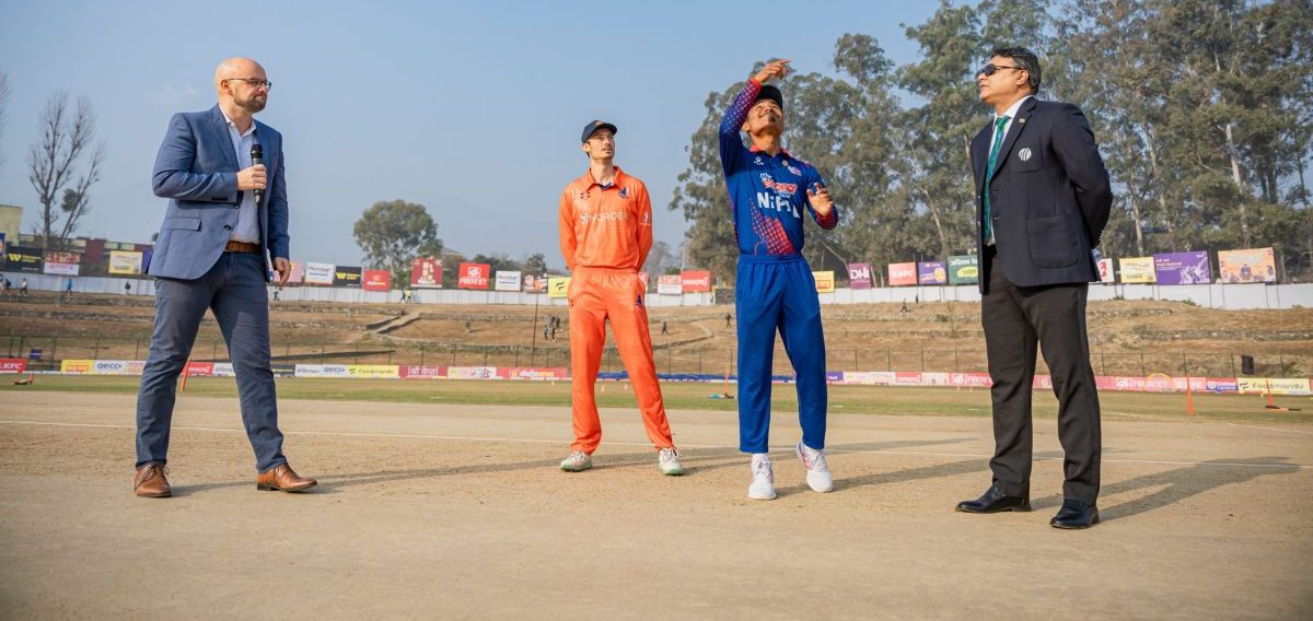 नेदरल्याण्ड्सविरुद्ध नेपालले टस जितेर पहिले बलिङ गर्दै, दिपेन्द्र र देव फर्किए