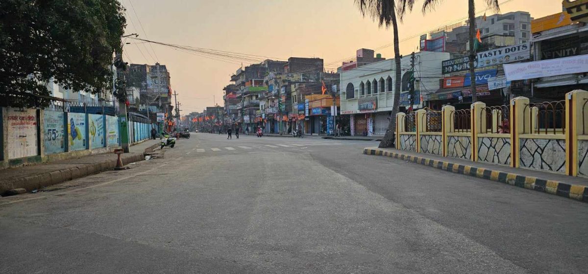 कर्फ्यूले वीरगञ्जमा नयाँ वर्ष प्रभावित, भारतीय पाहुनाले होटल छाडे