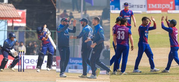 पहिलो खेलमा नेपाल नामिबियासँग चार विकेटले पराजित