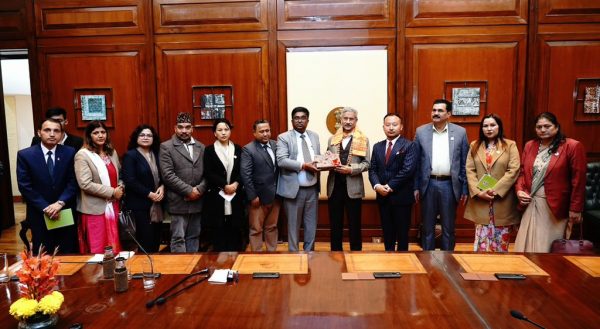 नेपाली संसदीय प्रतिनिधिमण्डल र भारतीय विदेशमन्त्री जयशङ्करबीच भेटवार्ता