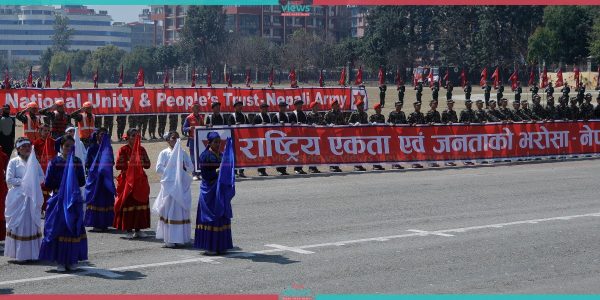 टुँडिखेलमा यसरी मनाइयो सेना दिवस (तस्वीरहरु)