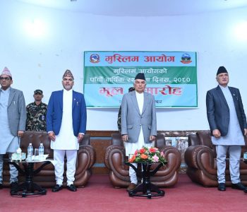 नेपाली समाजको धार्मिक सहिष्णुता विश्वका लागि अनुकरणीय : राष्ट्रपति पौडेल