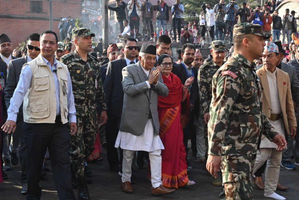 राष्ट्रपति पौडेलले गरे पशुपतिनाथ मन्दिरको दर्शन