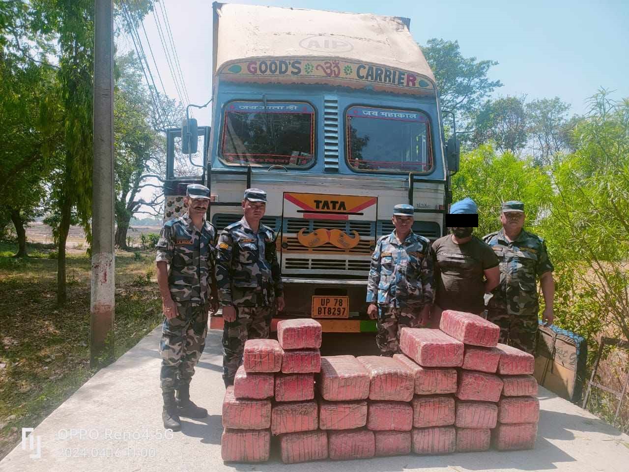 २७२ किलो गाँजासहित कन्टेनर चालक पक्राउ