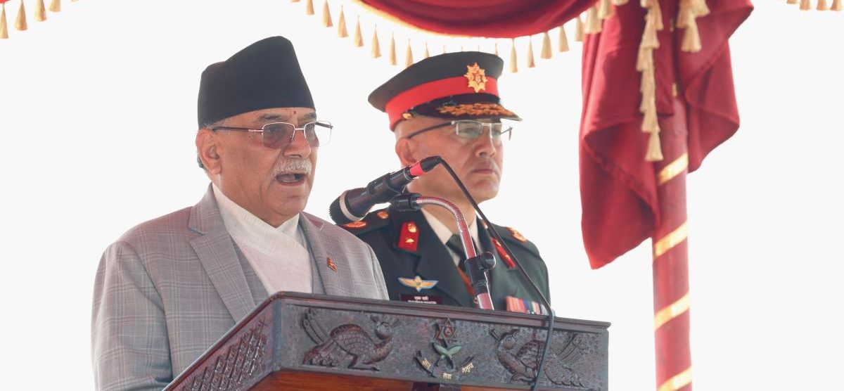 ‘शान्ति सैनिकहरूको देश’ का रूपमा परिचित गराउन नेपाली सेनाको योगदान महत्त्वपूर्ण छ :  प्रधानमन्त्री प्रचण्ड