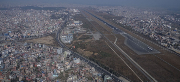 त्रिभुवन विमानस्थलमा उत्तरतर्फबाट जहाज अवतरण गर्न रोक