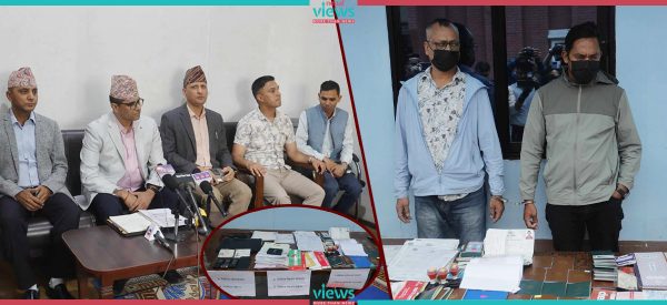 जापान पठाइदिन्छु भन्दै २१९ जनालाई ठग्ने गिरोह पक्राउ, प्रहरीद्वारा सार्वजनिक