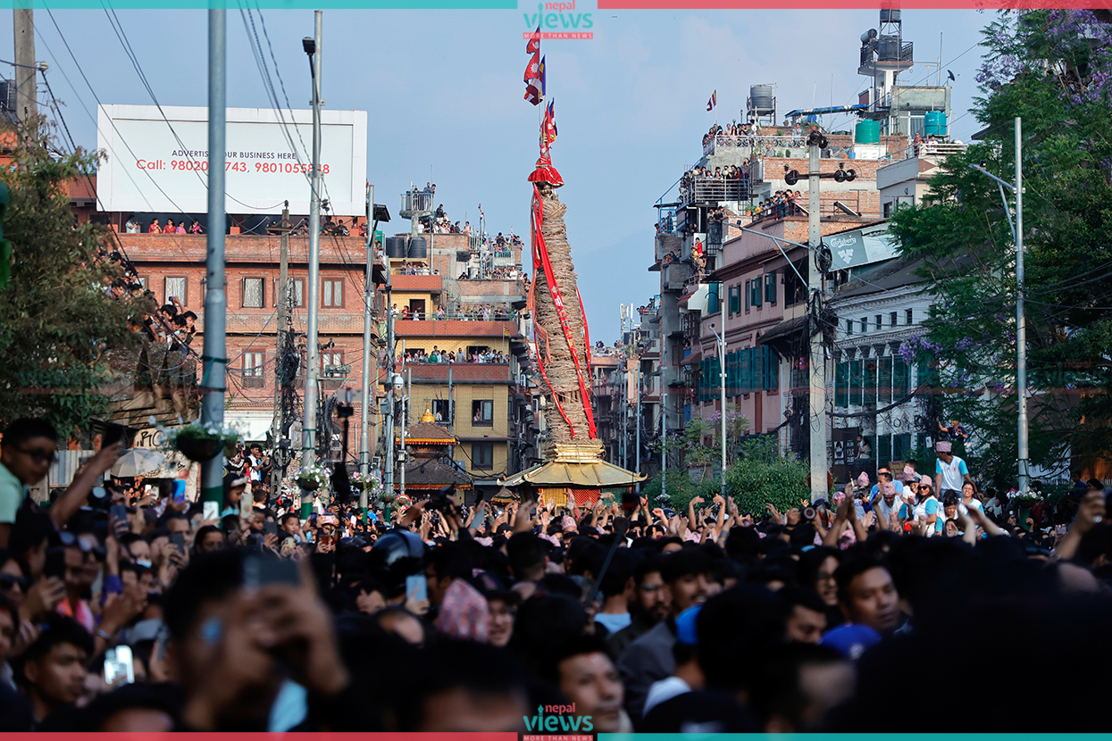 रातो मत्स्येन्द्रनाथको रथयात्रा पुन: सुरु