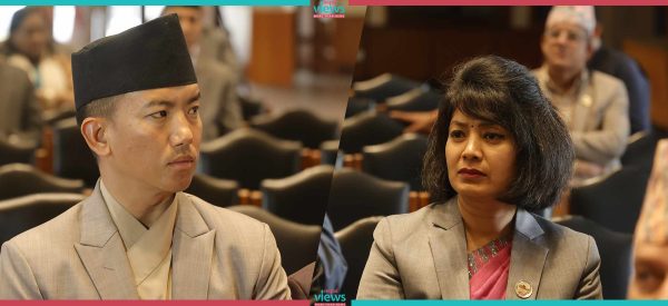 एमाले संसदीय दलको बैठकमा सहभागी भए नेम्वाङ र शाक्य