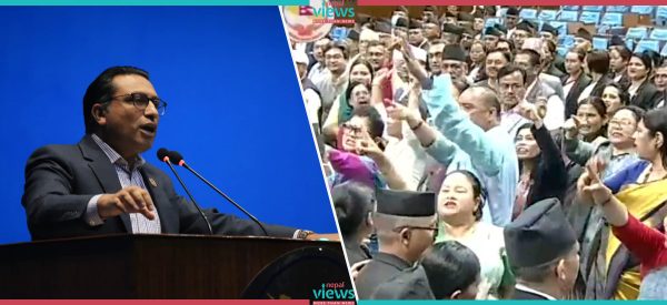 रोस्ट्रममा स्वर्णिम पुग्दा कांग्रेसको स्वर झन् चर्को, ‘औचित्यहीन विरोध’ भन्दै स्वर्णिमको खेद