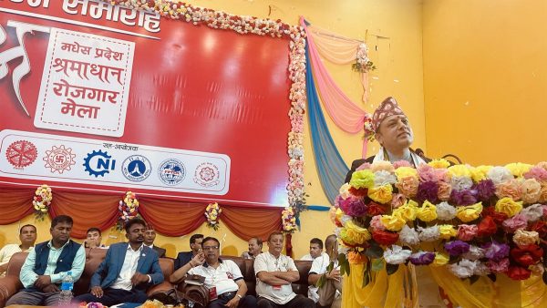 श्रम क्षेत्रका समस्या समाधान गर्न श्रमाधान रोजगार मेला सुरु गरिएको हो : मन्त्री अर्याल