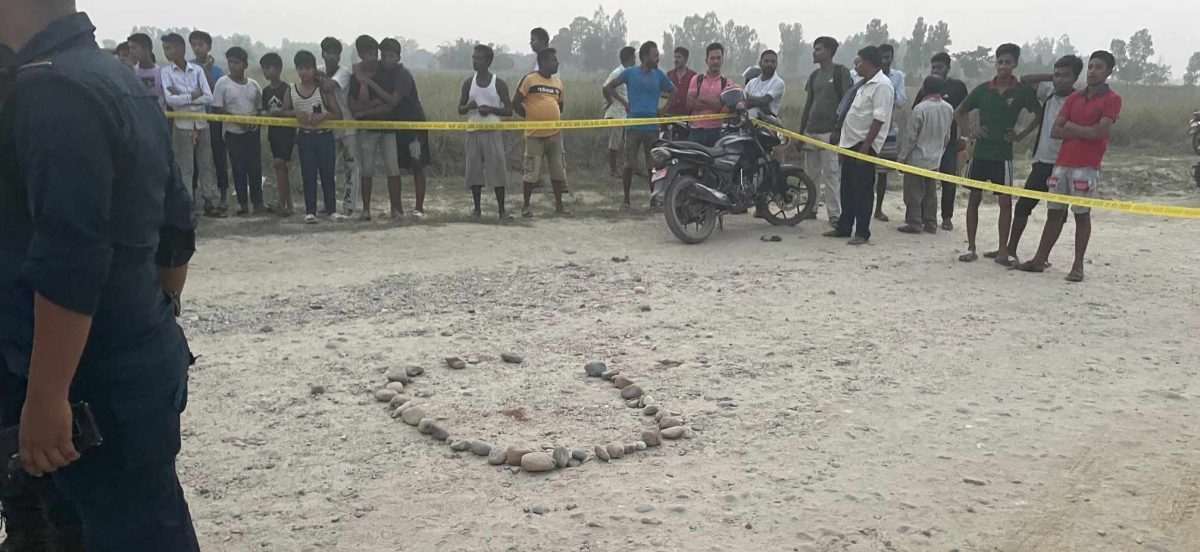 महोत्तरीमा दिनदहाडै गोली चल्यो