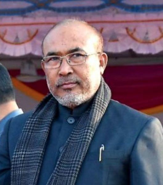 मणिपुरका मुख्यमन्त्री बिरेन सिंहको सुरक्षा गाडीमा आक्रमण