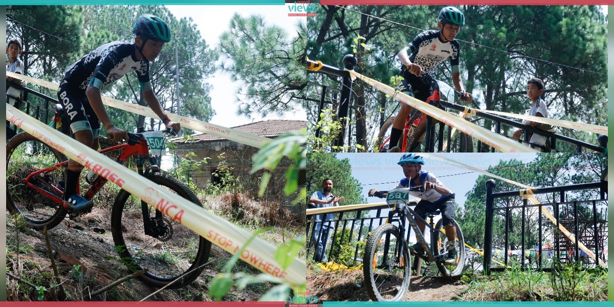 तस्वीरमा ‘नेशनल माउन्टेनबाइक च्याम्पियनसिप २०८१’