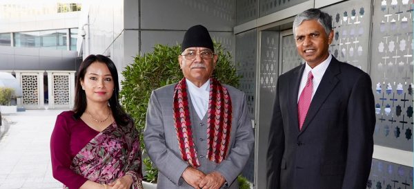 प्रधानमन्त्री प्रचण्ड दिल्लीमा
