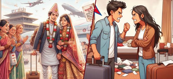 ‘नक्कली बिहे’ गरेर केटालाई डिपेन्डेन्टमा अमेरिका पुर्‍याएकी युवतीले नेपाल फर्केर हालिन् श्रीमान्‌विरुद्ध बलात्कार मुद्दा