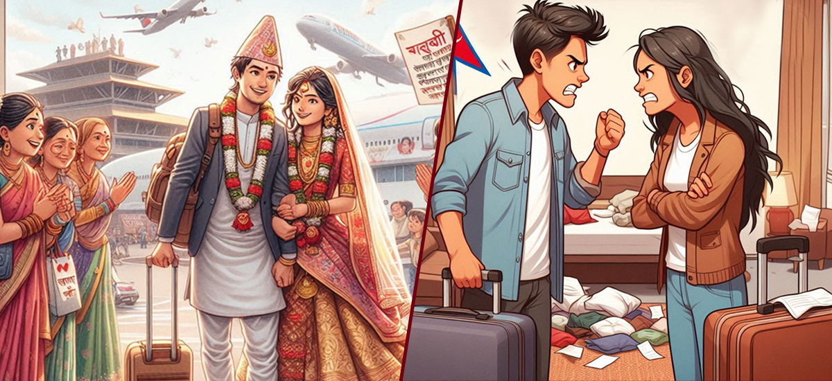‘नक्कली बिहे’ गरेर केटालाई डिपेन्डेन्टमा अमेरिका पुर्‍याएकी युवतीले नेपाल फर्केर हालिन् श्रीमान्‌विरुद्ध बलात्कार मुद्दा