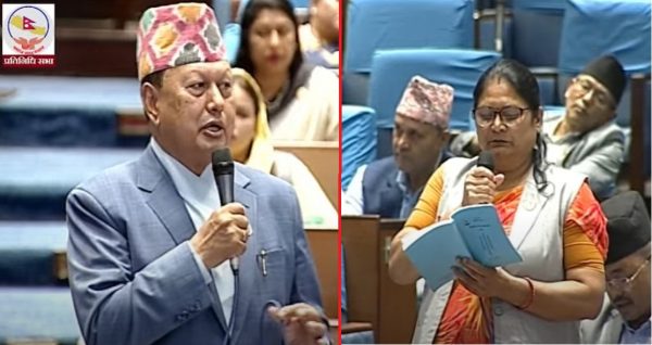 सांसद बस्नेतले ‘ओठ निचोर्दा दूध आउने माननीयहरू’ भनेपछि नियमापत्ति