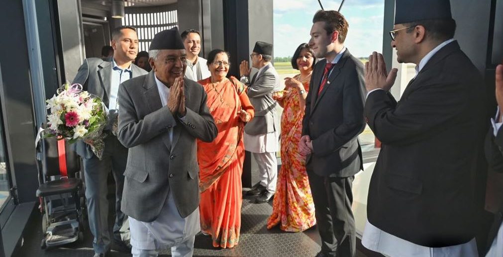 राष्ट्रपति पौडेल जेनेभाबाट जर्मनी पुगे, समकक्षी स्टिनमेयरसँग भोलि औपचारिक वार्ता