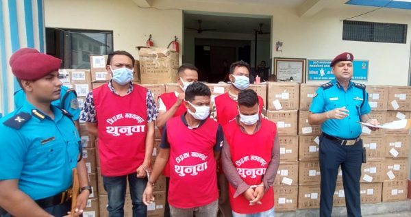 भारत लैजान लागेको २ करोड ७१ लाख मूल्यको भेप हेटौँडामा बरामद, पाँचजना पक्राउ