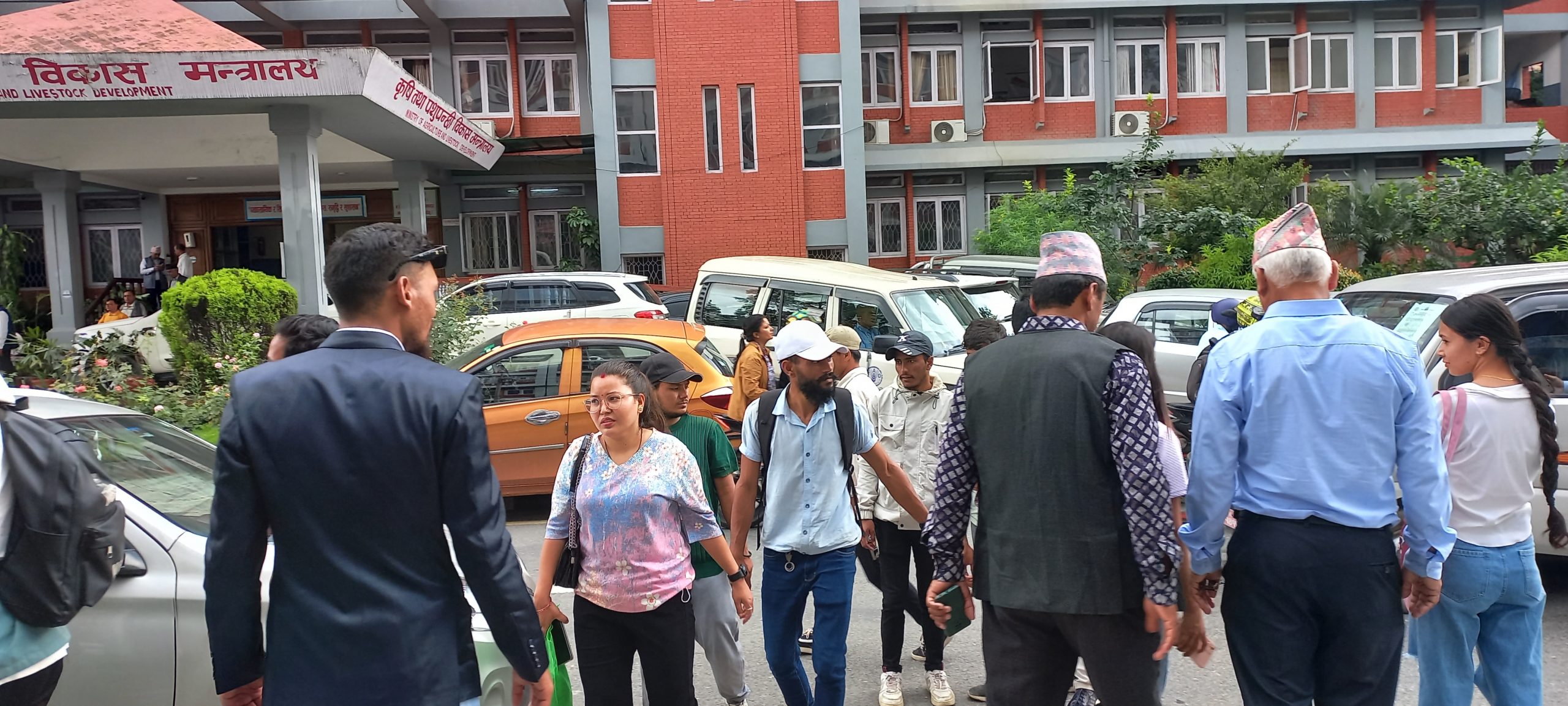सिंहदरबार परिसरमा आज जे देखियो…