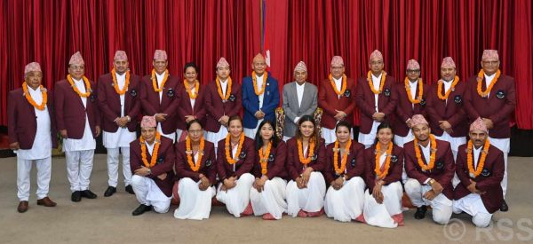 ओलम्पिकमा सहभागी हुन जाने नेपाली टोलीको बिदाइ