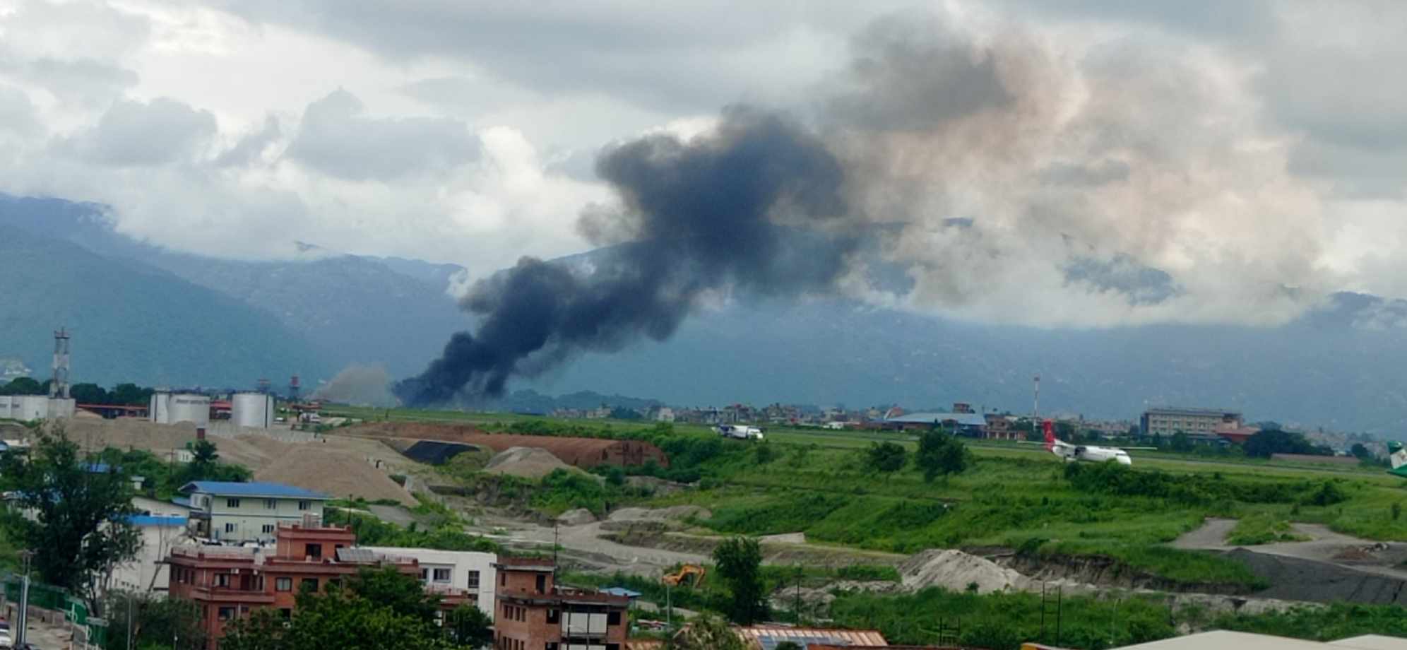 सौर्यको जहाज दुर्घटना भएपछि सबै उडान तथा अवतरण बन्द, केही विमानहरू आकाशमै होल्ड