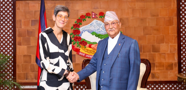 वैदेशिक लगानी बढाएर सहयोग गर्न स्वीस राजदूतलाई प्रधानमन्त्रीको आग्रह