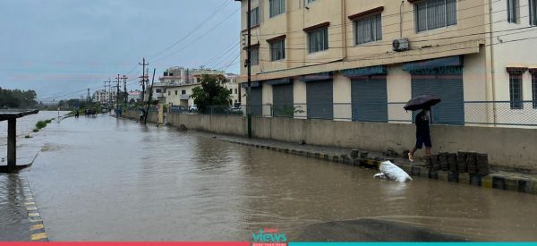 मनोहरामा आएको बाढीले च्यासल क्षेत्र डुबानमा (तस्वीरहरू)