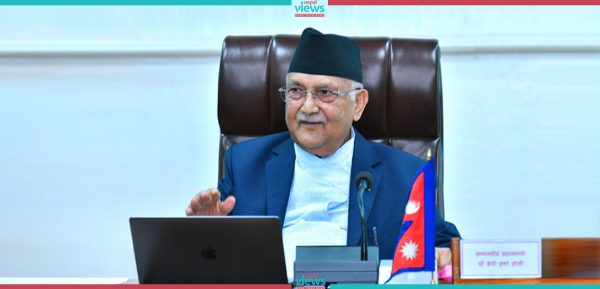 प्रधानमन्त्री ओलीले आज सम्पादकसँग संवाद गर्दै