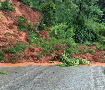 अरनिको राजमार्गमा तीन ठाउँमा पहिरो, बाढीले नवलपरासीमा सडक अवरुद्ध