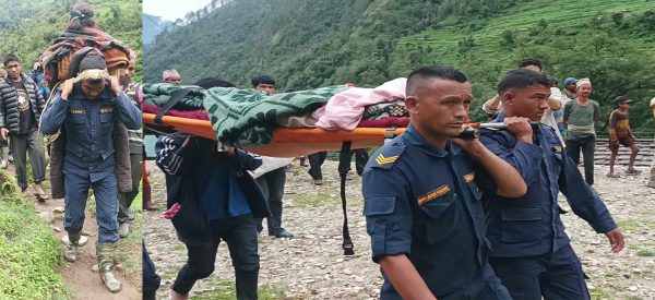 जाजरकोटमा टहरामा पहिरो खस्दा केही घाइते, प्रहरीले गर्‍यो उद्धार