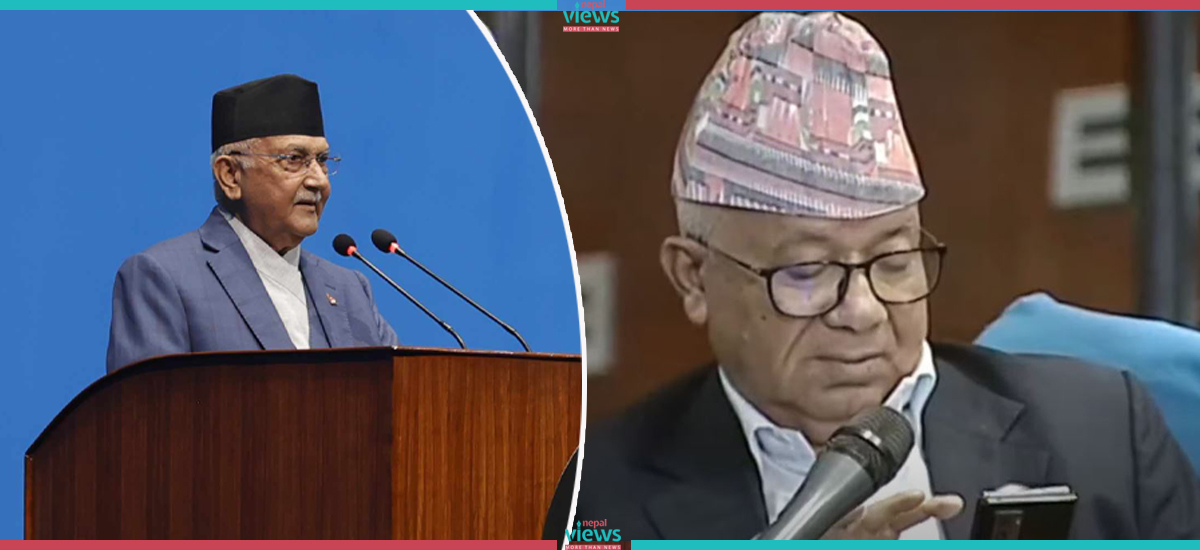 माधव बोल्दा ओली ‘बेपत्ता’, ओली बोल्दा माधव फोनमा व्यस्त !