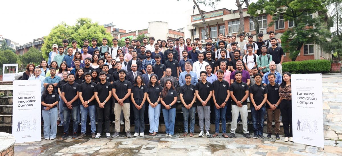 सामसङ इनोभेसन क्याम्पसका विद्यार्थीहरूलाई फ्युचर–टेक कोर्सहरूमा तालिमको प्रमाणपत्र प्रदान