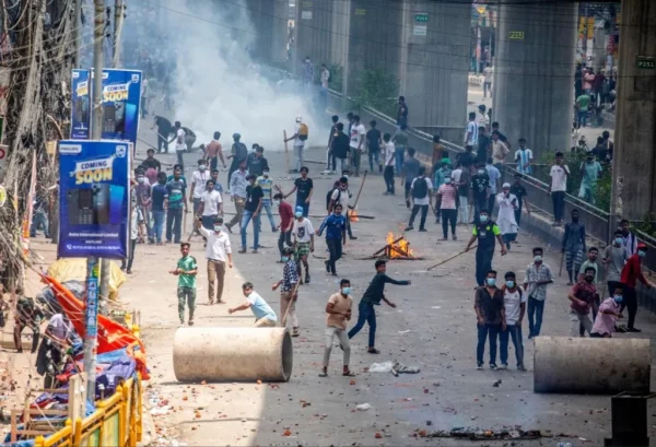 सुरक्षाका लागि विद्यार्थी नेतालाई पक्राउ गरिएको बङ्गलादेशको प्रशासनको दाबी