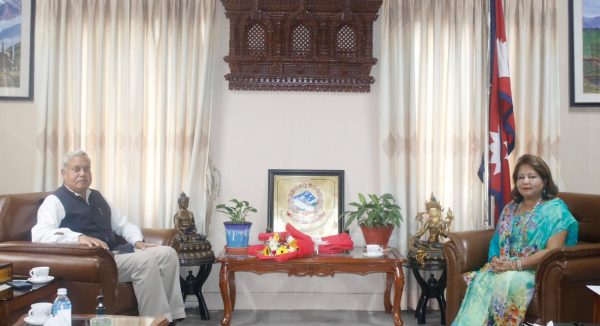 परराष्‍ट्रमन्त्री देउवासँग भारतीय राजदूतको भेटवार्ता