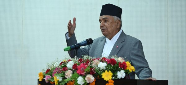कम्युनिष्टलाई लोकतान्त्रिक प्रक्रियामा रुपान्तरण गर्न पुष्पलालको ठूलो योगदान : राष्ट्रपति