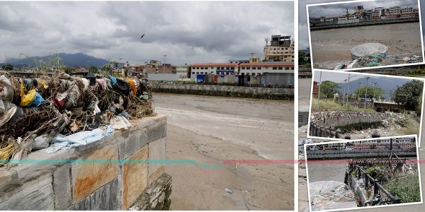 बाढीपछि कुरूप नदी किनारा (तस्वीरहरू)