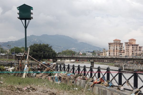 सिनामङ्गल नयाँ पुल क्षेत्रबाट पाँच मेट्रिक टन नकुहिने फोहर व्यवस्थापन