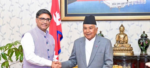 राष्ट्रपति पौडेल र भारतीय विदेश सचिव मिस्रीबीच शिष्टाचार भेटवार्ता