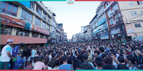 जावलाखेल पुर्‍याइयो रातो मत्स्येन्द्रनाथको रथ (तस्वीरहरू)