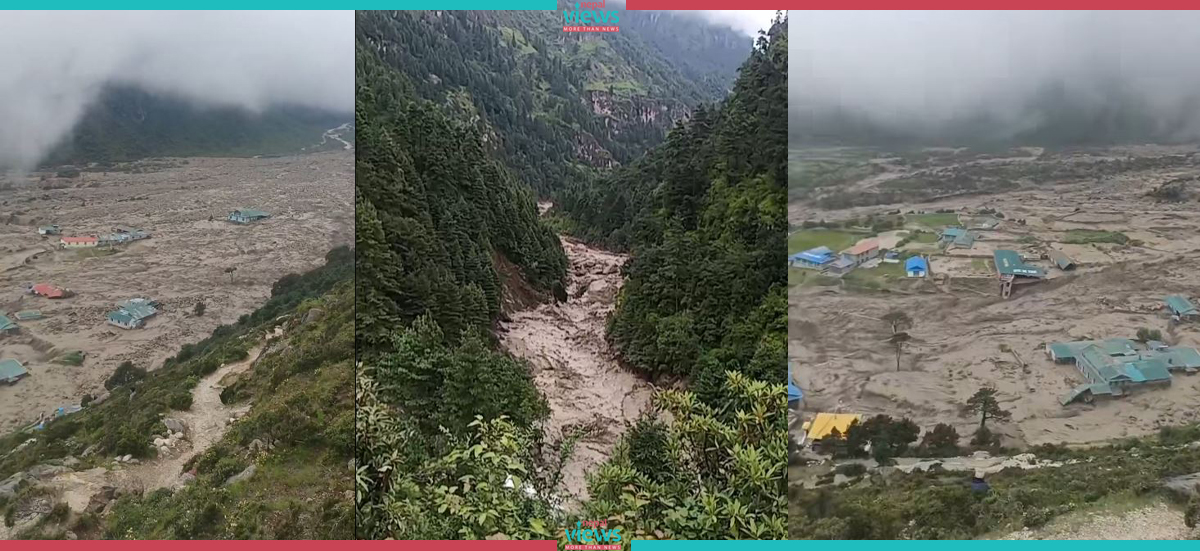यस्तो छ थामेमा हिमताल फुट्नुको कारण (रिपोर्ट)