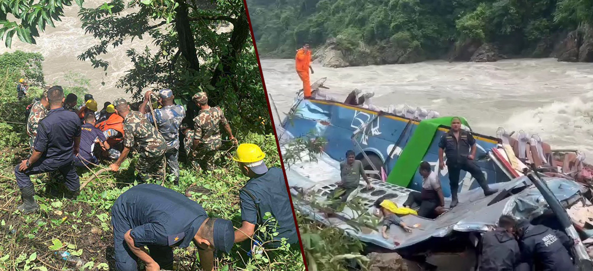 तनहुँ दुर्घटना : भारतको महाराष्ट्रबाट पशुपति दर्शन गर्न आउँदै थिए यात्रु