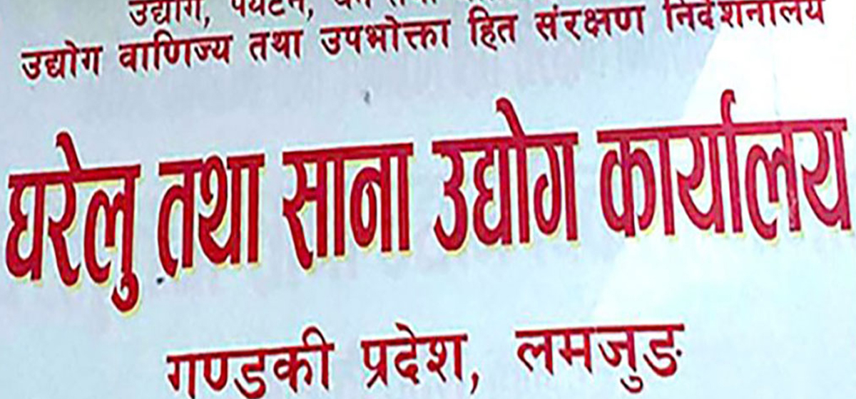 लमजुङमा थपिए दुई सय १८ घरेलु उद्योग