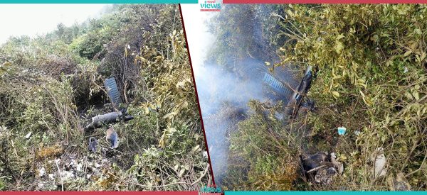 प्राधिकरण भन्छ : लेफ्ट टर्न गर्दा हेलिकोप्टर डाँडामा ठोक्कियो, रूट बाहिर जानु नै कमजोरी