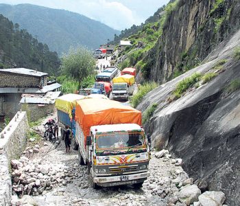 बोक्चेगौडा सडक चार दिनसम्म खुला गरिने